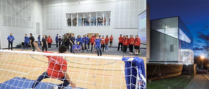 The Sports hall Bromley Campus